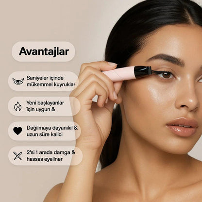 KorenleaStamp™ Kolay ve Hızlı Eyeliner Stamp