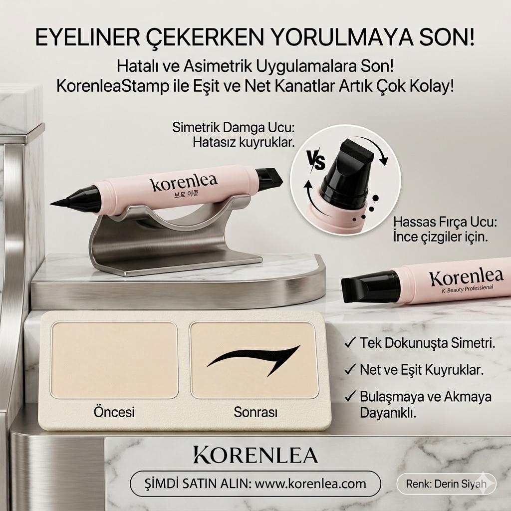 KorenleaStamp™ Kolay ve Hızlı Eyeliner Stamp