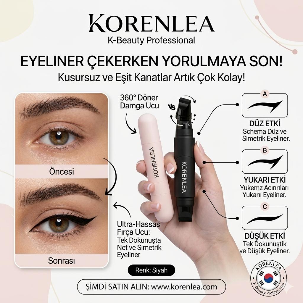 KorenleaStamp™ Kolay ve Hızlı Eyeliner Stamp